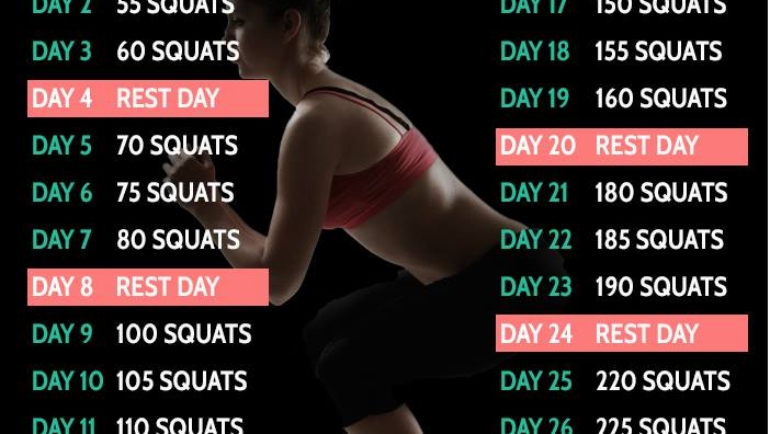 Squat Challenge | LiveSculpted