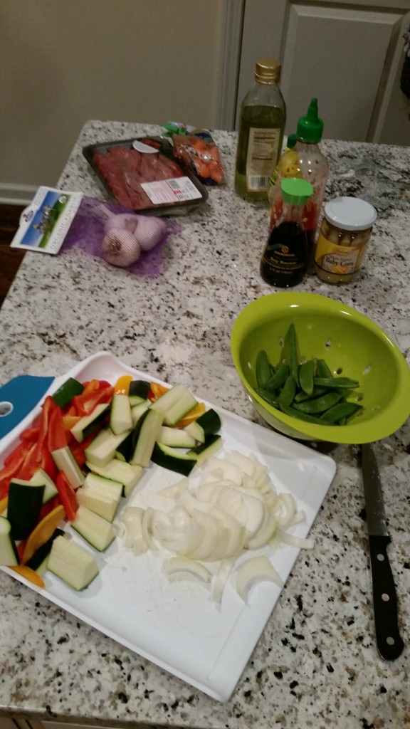 Steak Stir Fry Prep