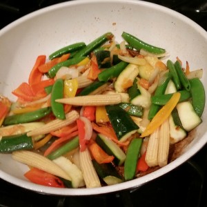 Steak Stir Fry in Wok